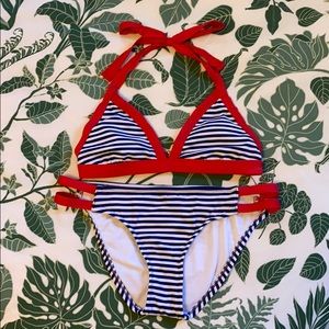 red white & blue bikini